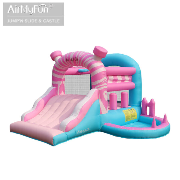 KIDS JUMPER SLIDE & POOL D-12ft W-11ft H-7ft.5"